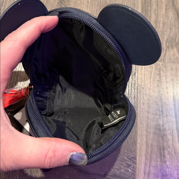 NWT Disney Mickey Mouse Navy and Beige Coin Purse - Picture 4 of 4